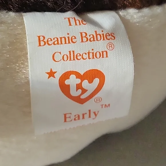 Vtg TY BEANIE BABY EARLY ROBIN BIRD RETIRED (Errors) 1997-1998 Tush Hang Tags